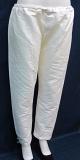 White Spun Silk Ankle Length Straight Trouser Palazzo Pants